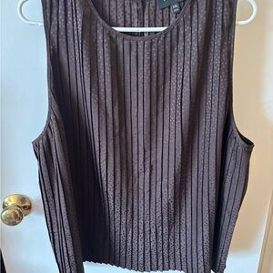 Banana Republic Elegant Brown Sleeveless Top